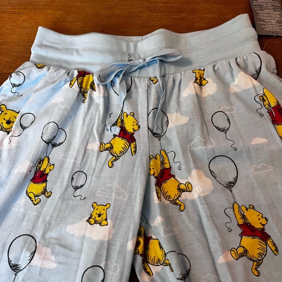 Disney Light Blue Winnie the Pooh pajama bottoms extra small NWT - Picture 2 of 6